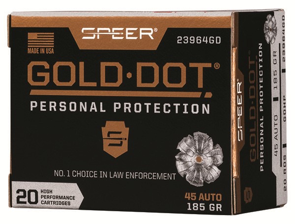 SPEER 23964GD 45 185 GDHP 20 - Browning Black Friday Blowout